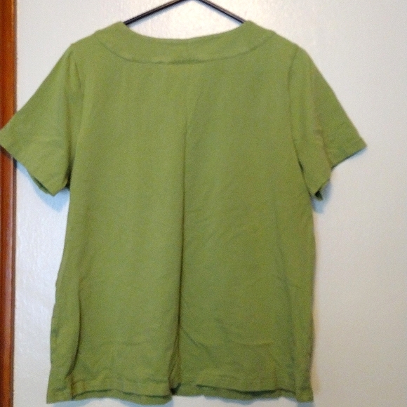 Breckenridge Green Embellished T-Shirt - size 1X - Picture 4 of 5